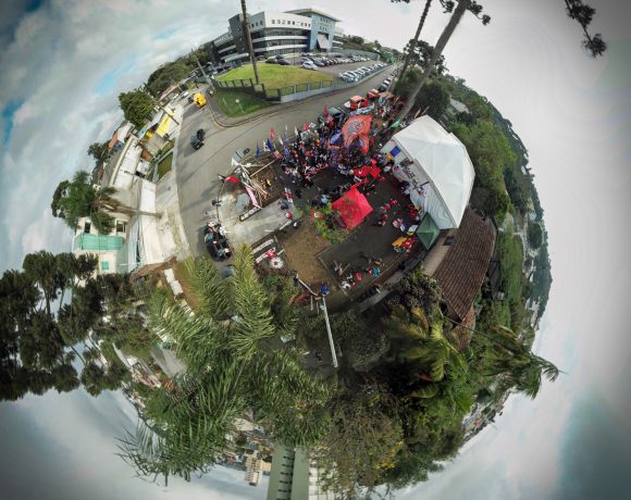 Bom dia, presidente Lula com a caravana de mulheres de São Paulo