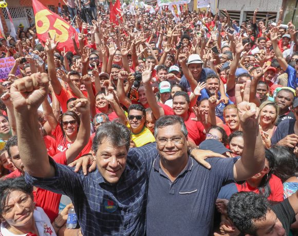 Haddad e o governador Flávio Dino