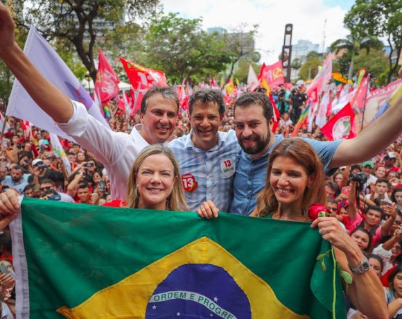 Camilo Haddad e Boulos em Fortaleza