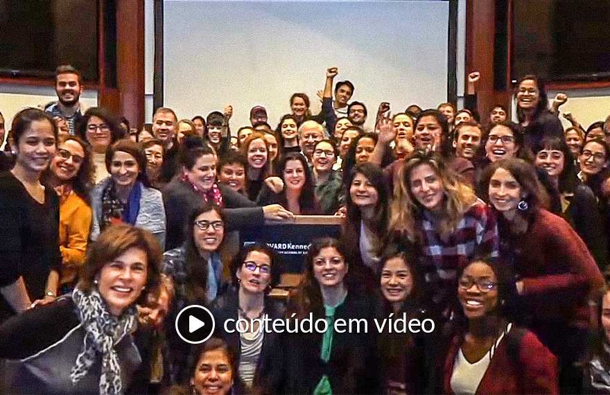 Estudantes de todo o mundo em Harvard
