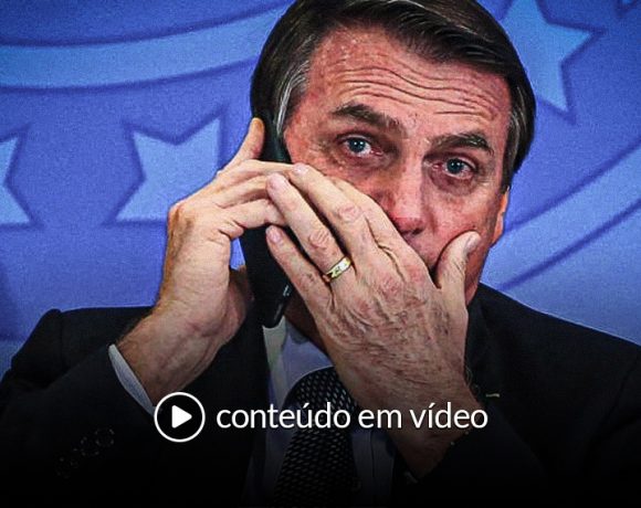 Bolsonaro tramando a queda