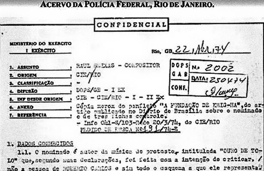 Livro não prova que Raul Seixas  tenha delatado Paulo Coelho à ditadura