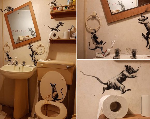 O misterioso artista de rua britânico Banksy