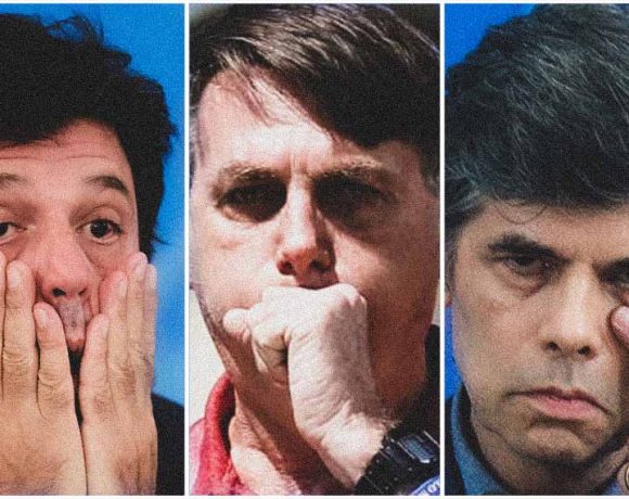 Mandetta Bolsonaro e Teich.