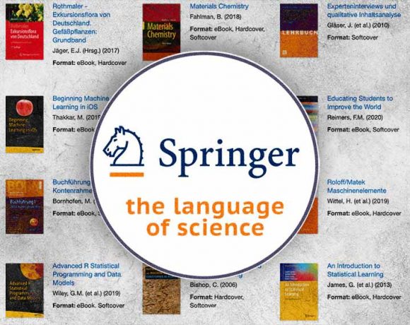 Editora Springer libera mais de 400 livros científicos