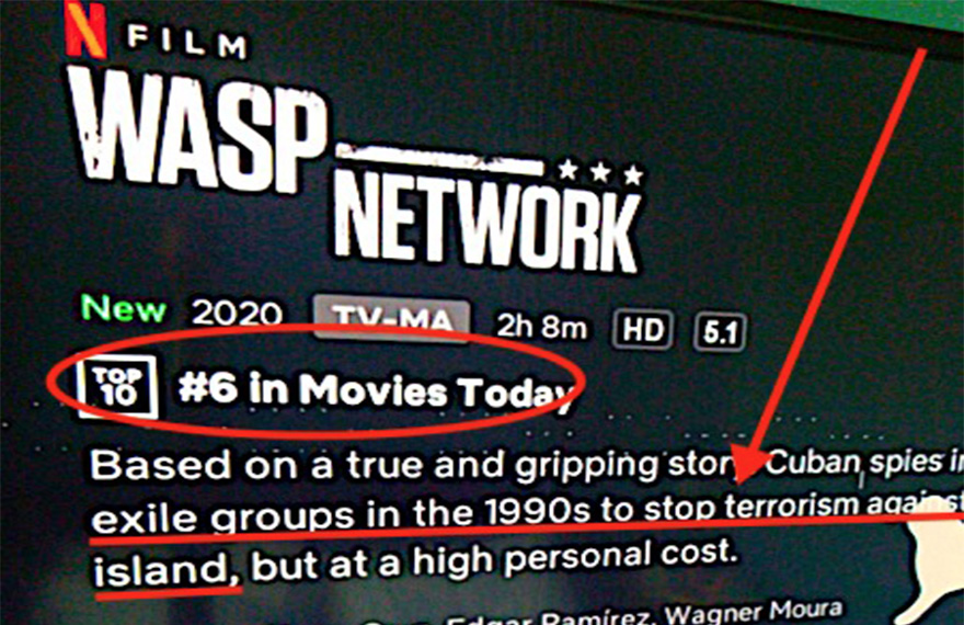 Wasp Network nos dez mais dos EUA. Lá vão os cubanos, pelas entranhas do monstro.